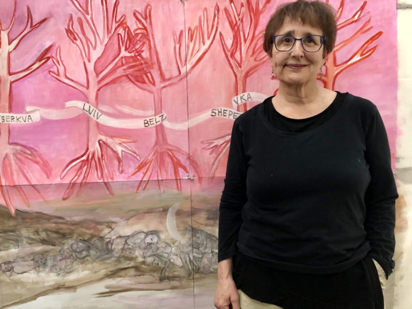 Image credit: Betsy Rosenwald, Homage, 2025. Mixed media on paper, 64 x 58.5 inches