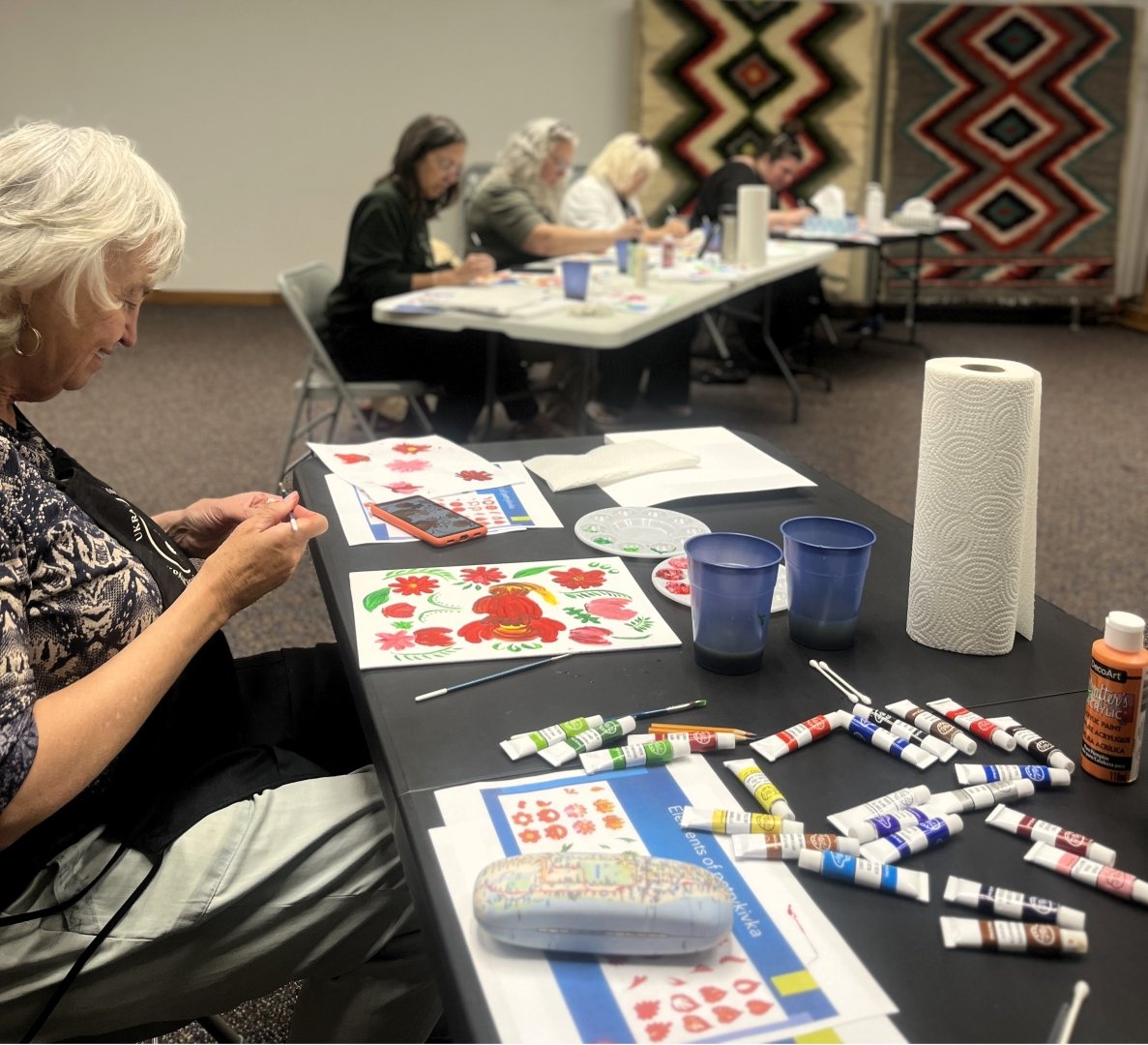 Image of pertrykivka workshop participants