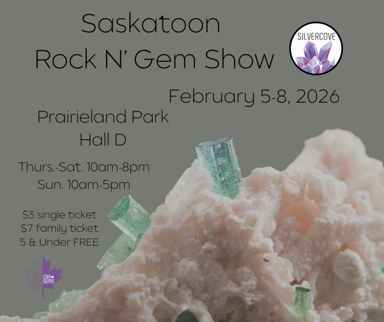 Saskatoon Rock N' Gem Show | Discover Saskatoon