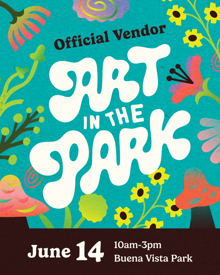 Art in the Park, June 14th, 2026, Buena Vista Park