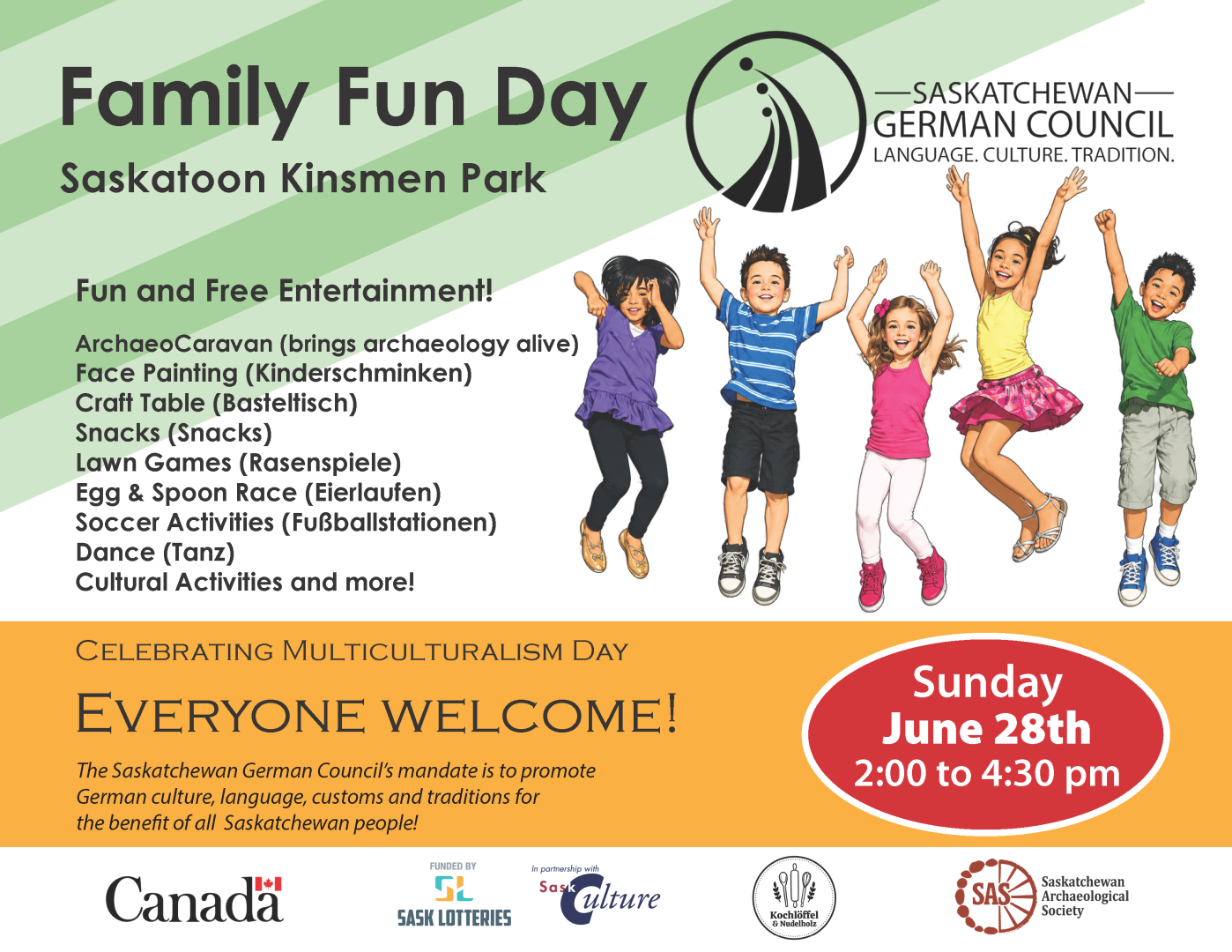 Poster for SGC's Family Fun Day