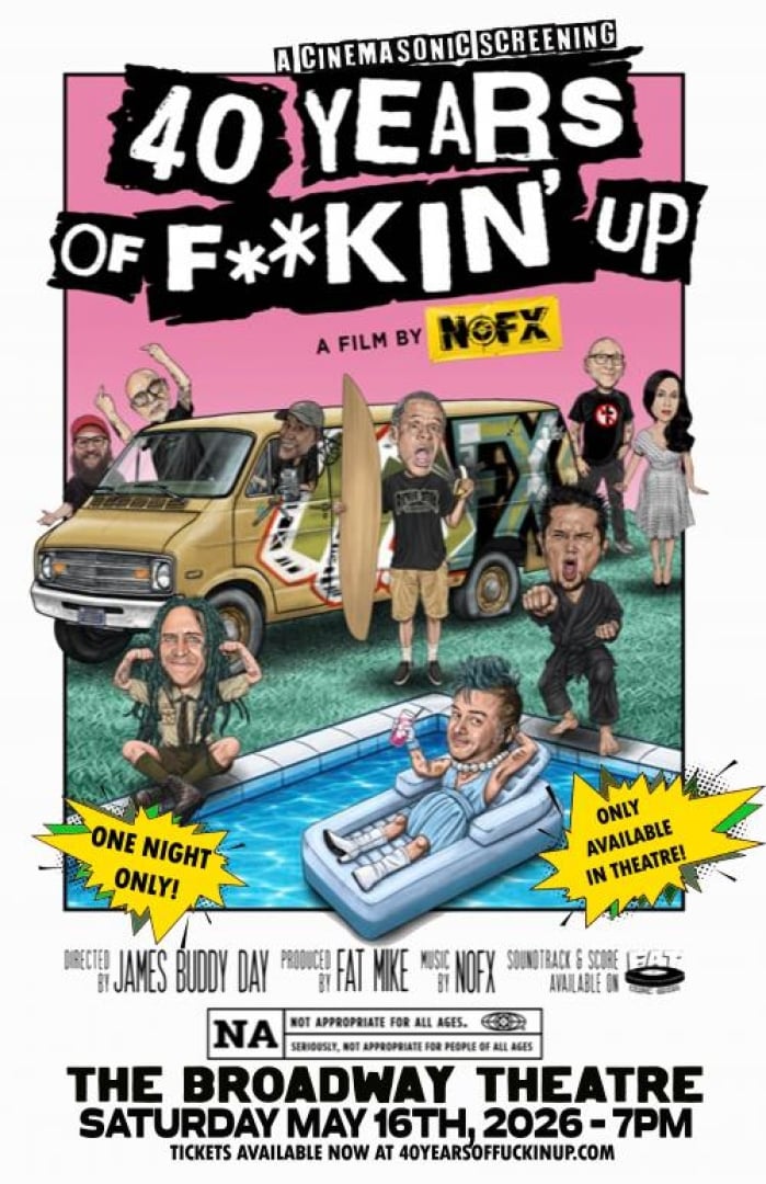 Caricatures of the NOFX crew 