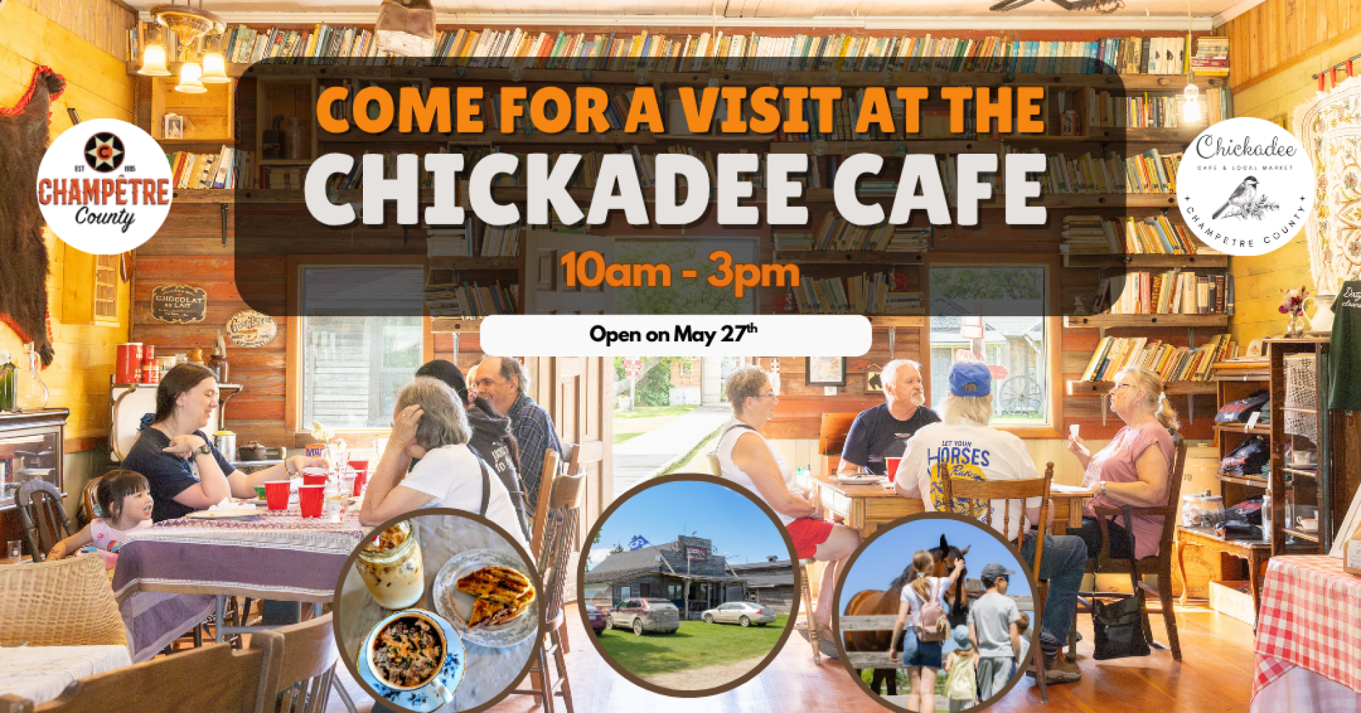 Come Visit the Chickadee Cafe 