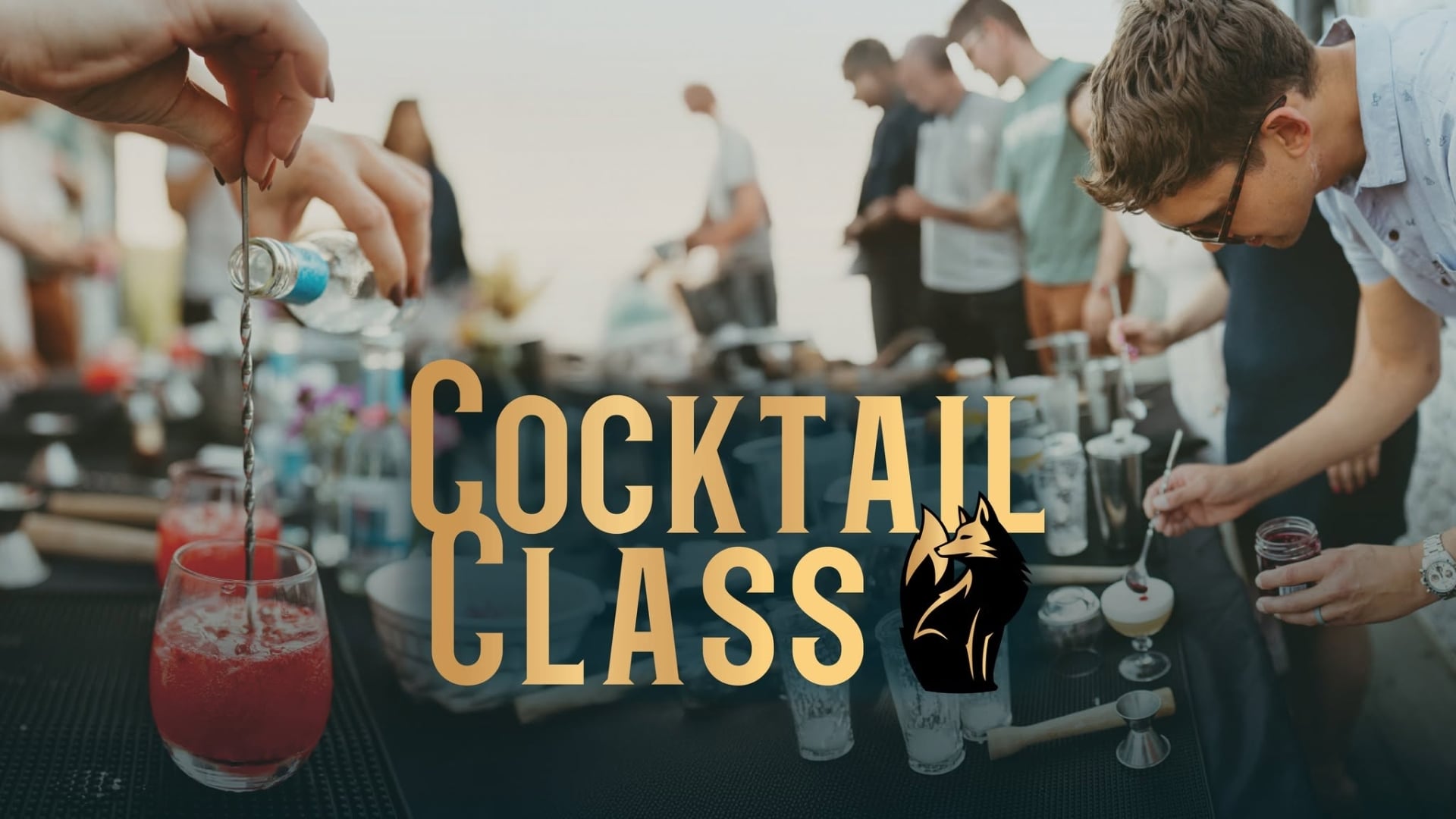 Guests learn how to craft cocktails 