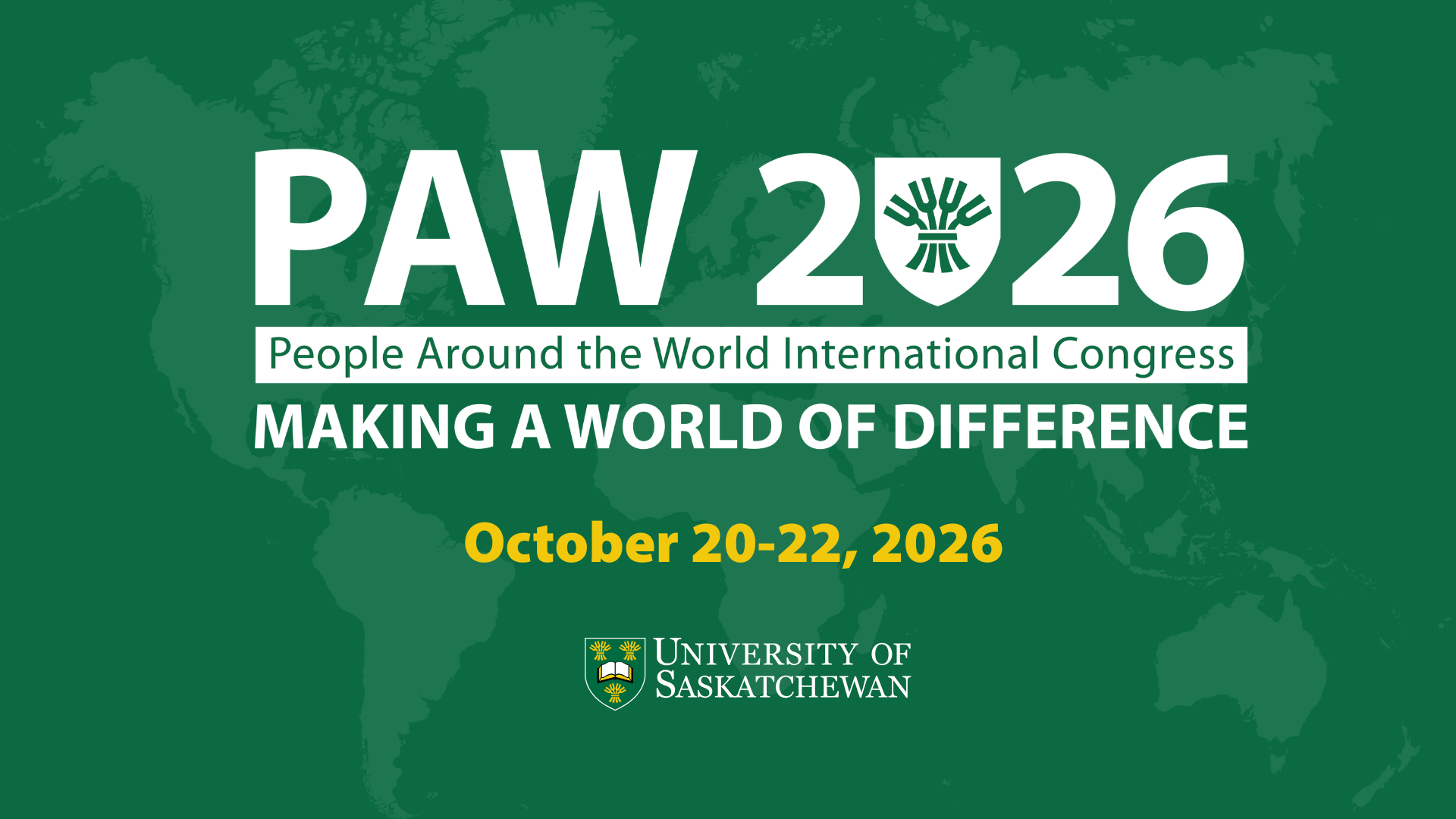 PAW 2026 International Congress October 20-22, 2026 Logo