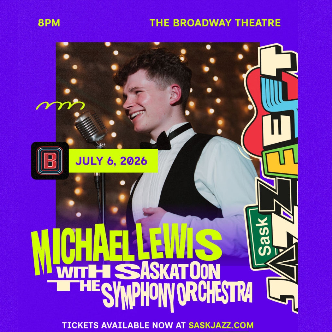 Michael Lewis with the Saskatoon Symphony Orchestra