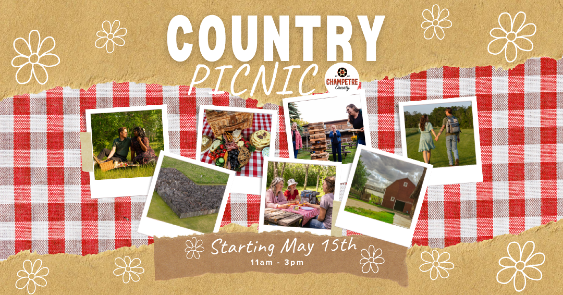 Champetre County Country Picnic's Starting May 15th