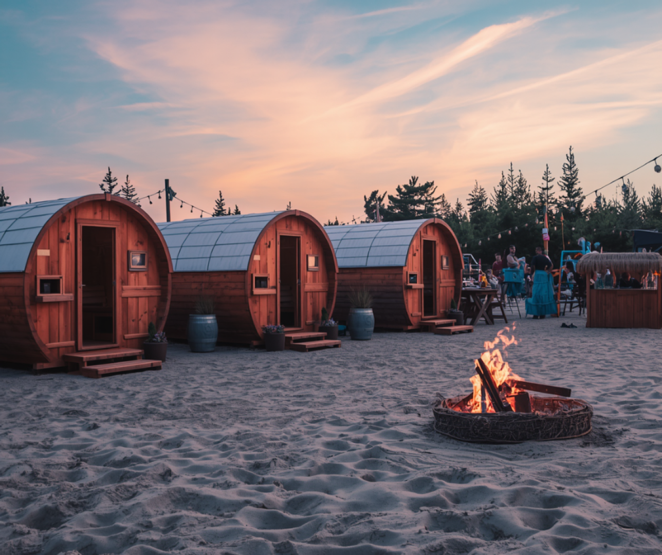 Sauna Beach Party Retreat