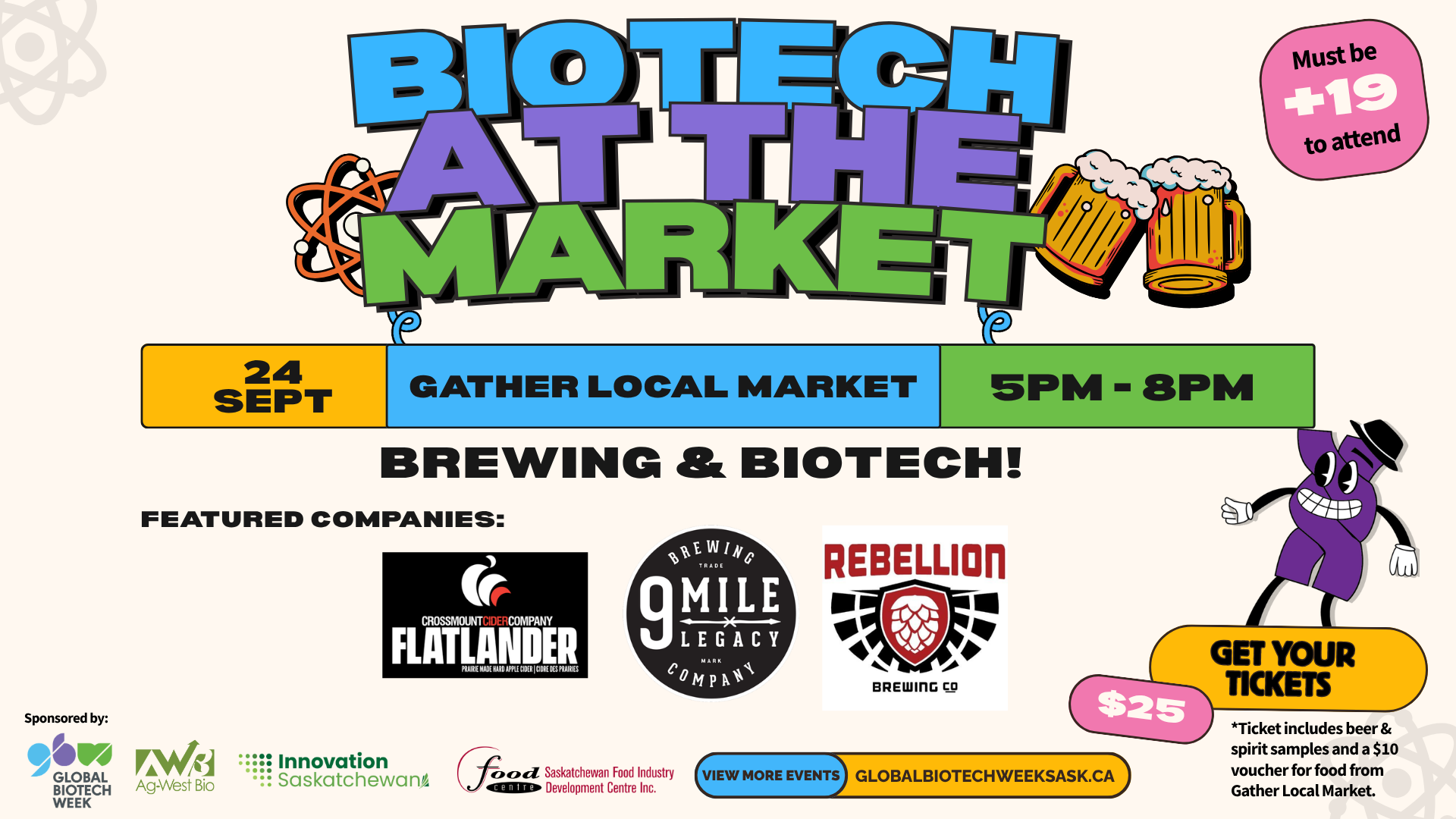 Biotech at the Market Sept. 24 5-8pm