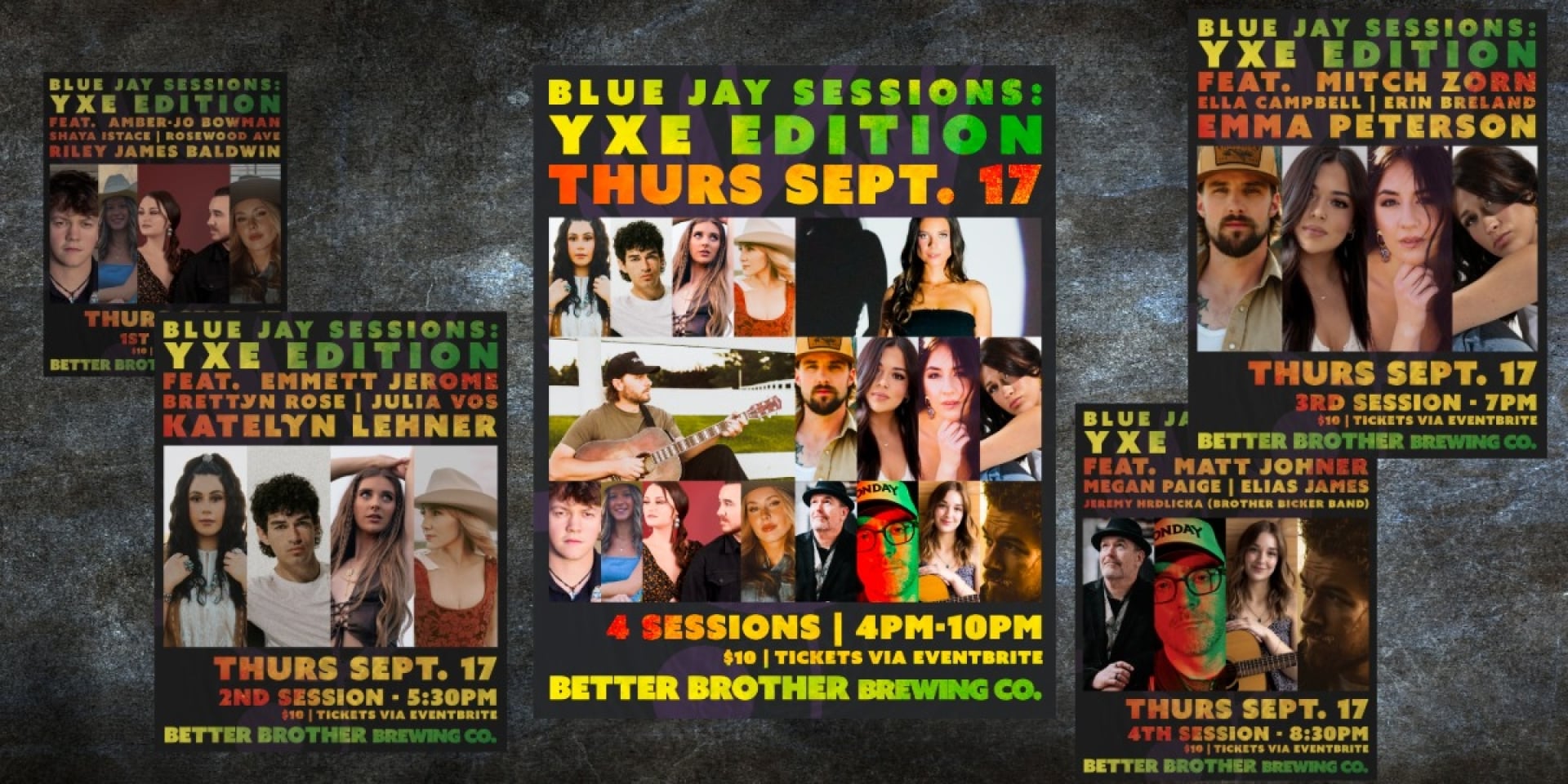 Poster image for Blue Jay Sessions: Saskatoon Edition at Better Brother Brewing Co.