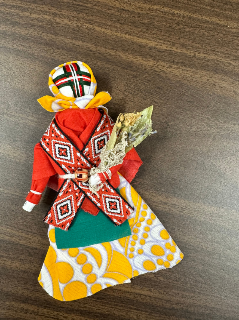 A photo of handmade Motanka doll