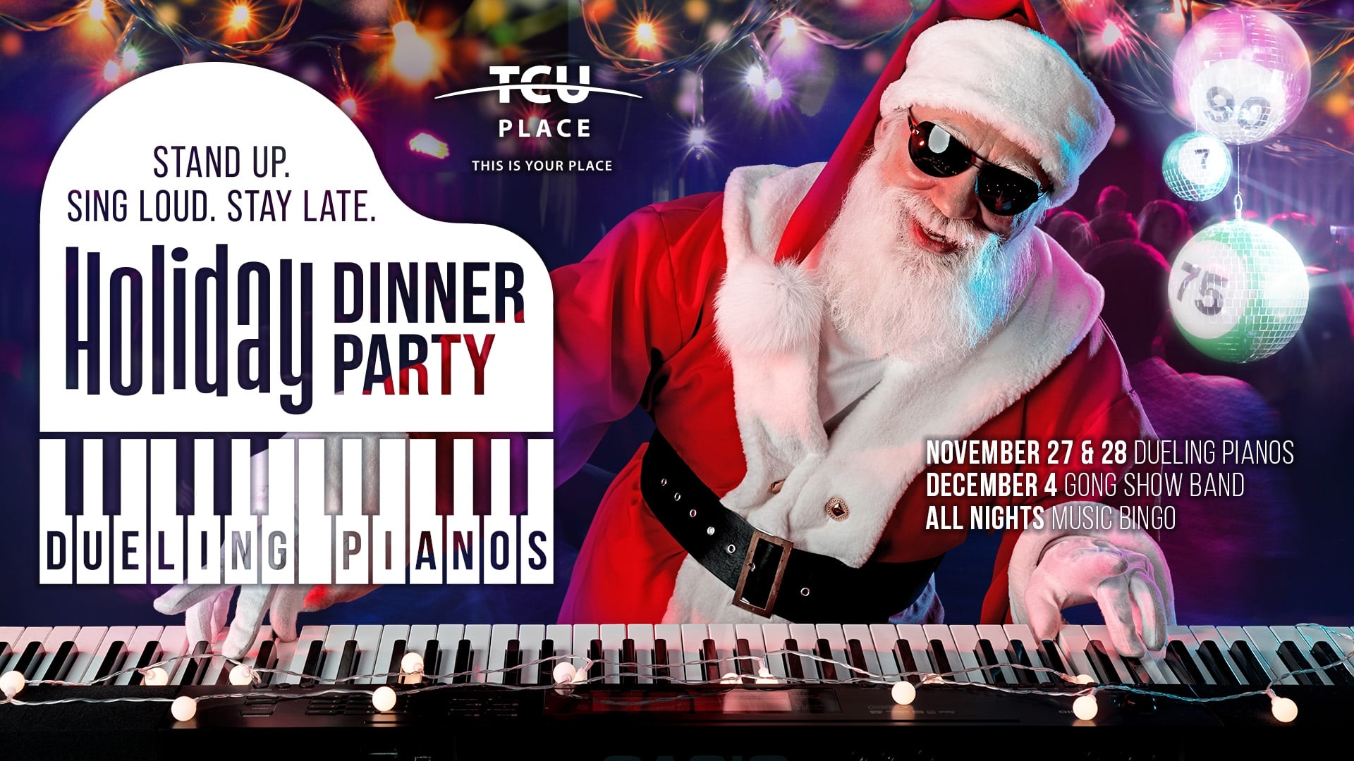 Holiday Dinner Parties - November 27, 28 and December 4