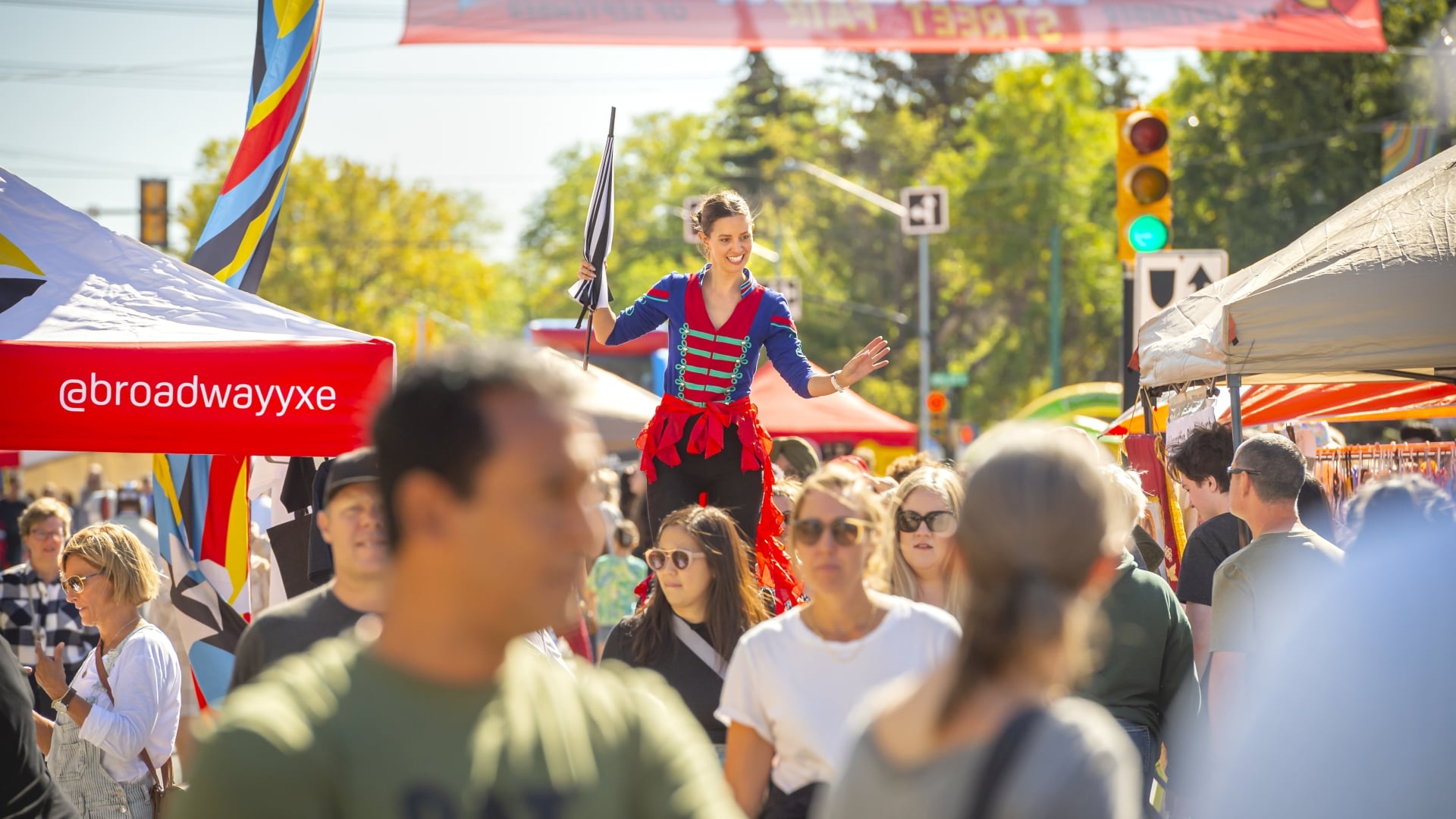 Broadway Street Fair - Women On Stilts