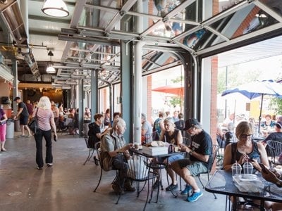 Lunch and shopping at Gather Local Market 