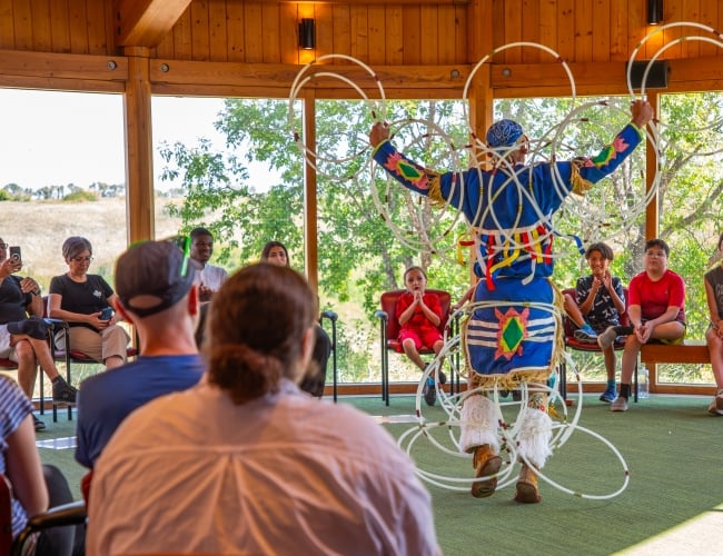 Wanuskewin Dancer - Indoors