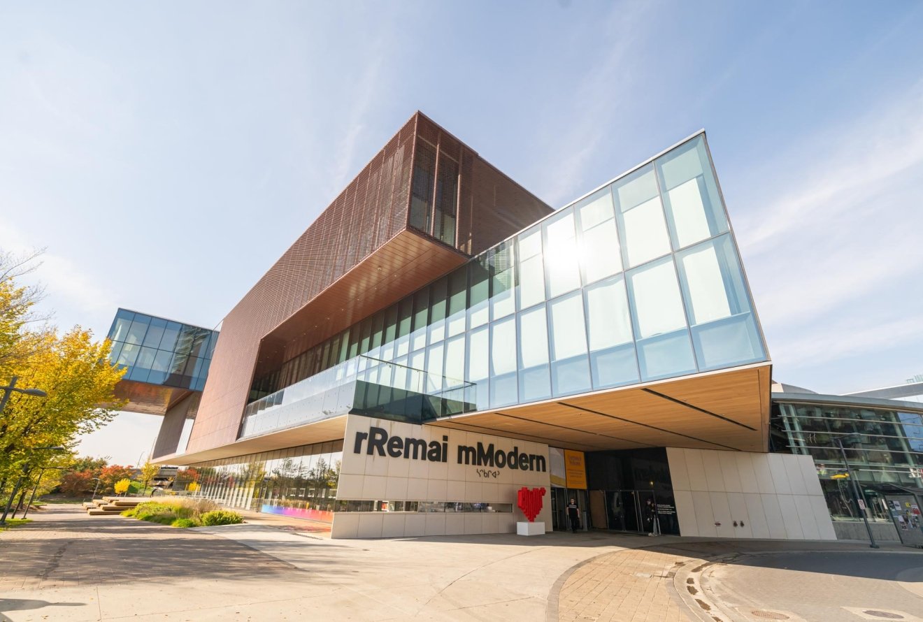 front entrance view at Remai Modern